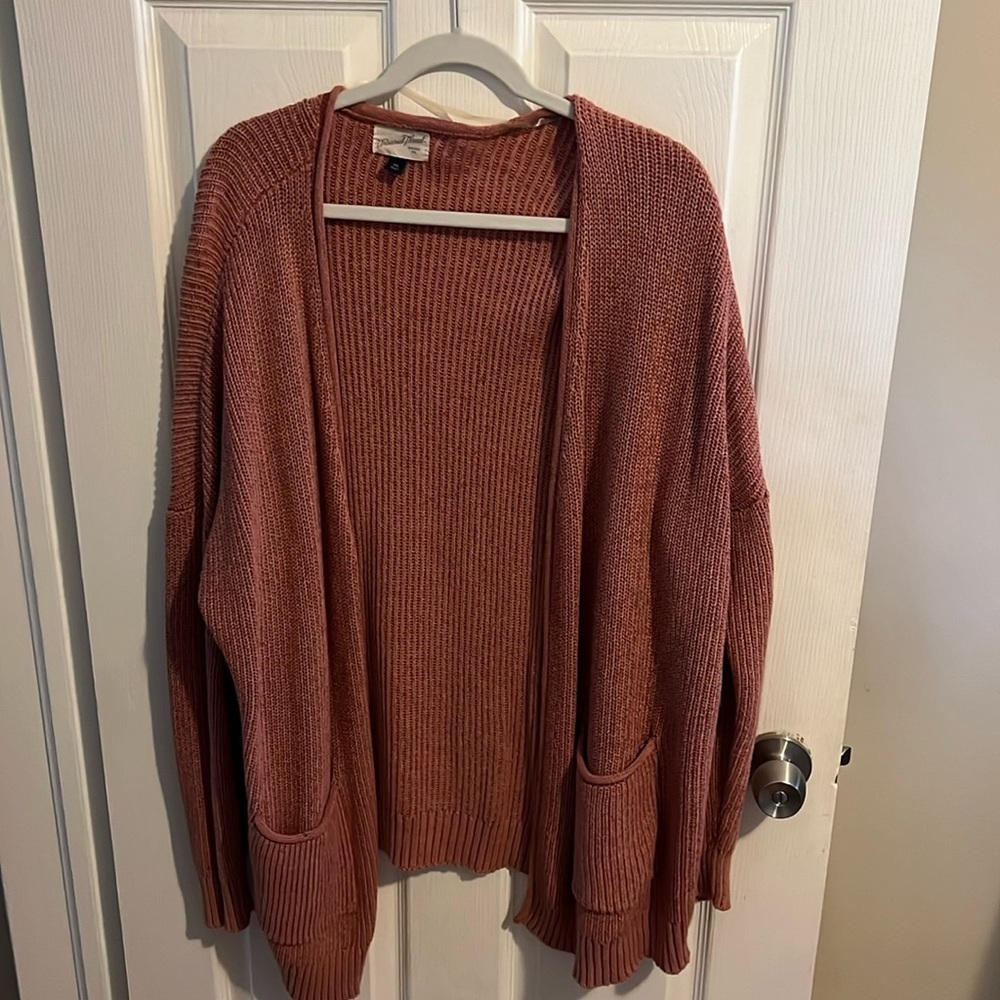 NWT Universal Thread mauve cardigan size XXL